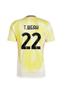 Juventus Timothy Weah #22 Fotballdrakt Borte Klær 2024-25 Korte ermer